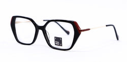 Framed! black and red oversized glasses