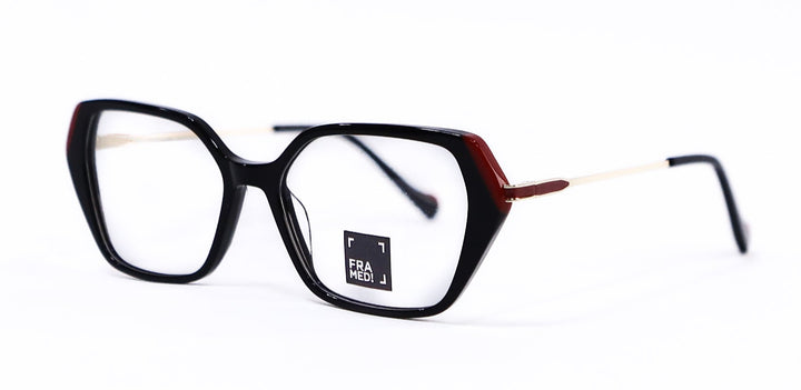 Framed! black and red oversized glasses