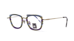 Z-Framed! geometric, Cat-Eye titanium frames