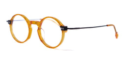 Framed! titanium orange round frames
