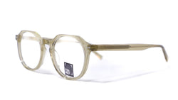 Framed! beige transparent geometric frames