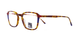 Framed! geometric turtoise eyewear with blue design