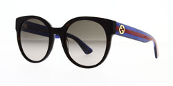 Gucci cat eye sunglasses black and blue