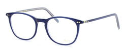 rectangle blue acetate eyewear - side photo