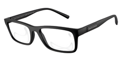 Armani Exchange - Matt Black Rectangle Frame