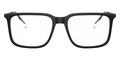 Armani Exchange - Rectangle Matt Black Glasses