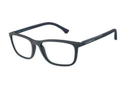 Emporio Armani - Rectangle Matt Blue Eyewear