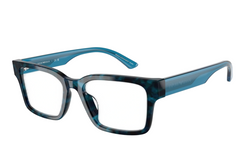 Emporio Armani - Rectangle turtoise Blue Frame