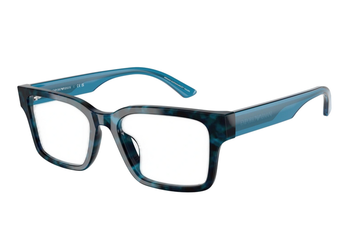 Emporio Armani - Rectangle turtoise Blue Frame