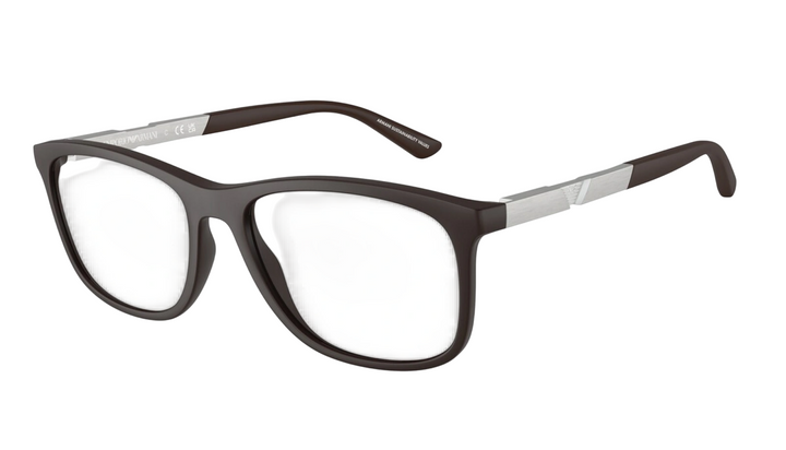 Emporio Armani - Rectangle Dark Brown Frame