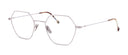 Satin Pearly Rose eyeglasses on a white background