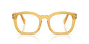 Moutarde-framed eyeglasses on a white background