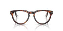 Tortoise eyeglasses on a white background