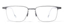 Undostrial gun oversize eyeglasses on a white background