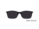 iGreen black  clip-on with grey polarized lenses