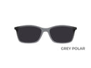 iGreen grey  clip-on with grey polarized lenses