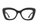 Black cat-eye glasses 