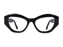 Black cat-eye glasses 