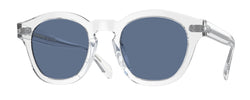 Oliver peoples geometric transparent sunglasses  