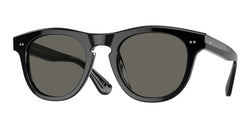 oliver peoples geometric black sunglasses