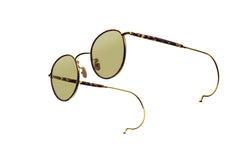 DUCLOUX Sun glasses- Pantos gold and turtoise  + Crochet Temples + Nose Pad