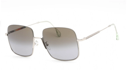 Paul Smith oversize square silver sunglasses, side view