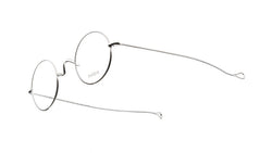 Ducloux - Pair of round eyeglasses on a white background