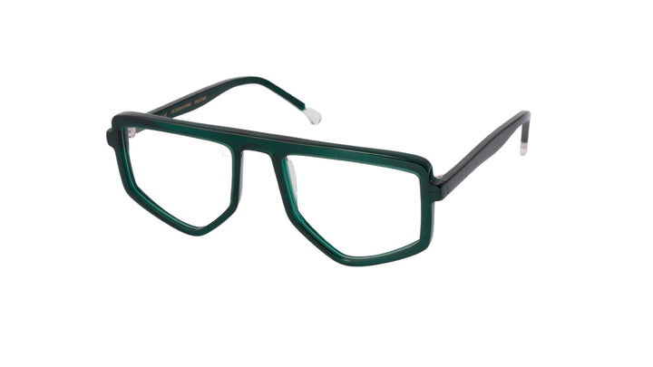 Smorfia geometric green glasses 