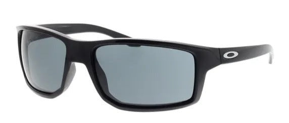 oakley rectangle sports black sunglasses - side photo