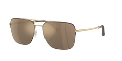 Oliver Peoples - Rectangle Aviator Gold Shades