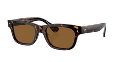 Oliver Peoples - Thick Rectangle Shades Havana Colored
