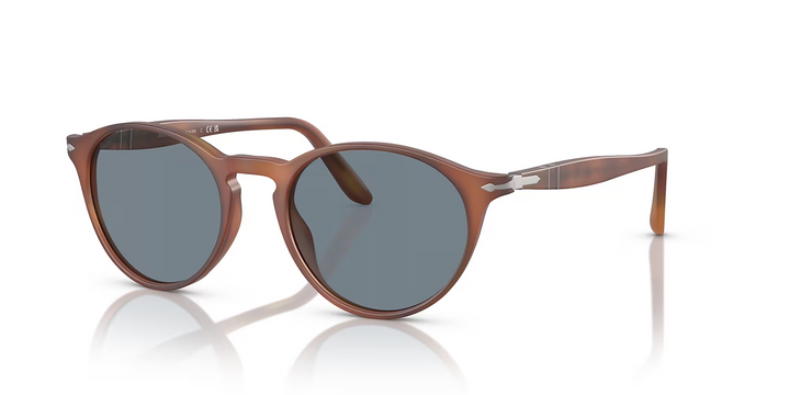 Persol - Round Light Brown Sunglasses