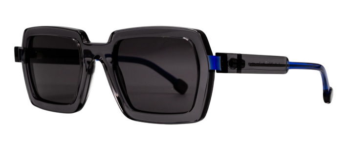 Theo Grey Square oversized Sunglasses