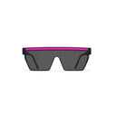 Sunglasses with a pink band on a white background