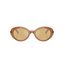 Oliver Peoples - Oval Light Brown Sunglasses