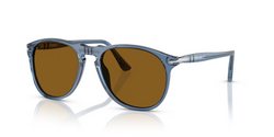Persol - Geometric Transparent Navy Sunglasses