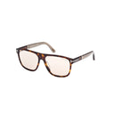 Havana-framed glasses on a white background.