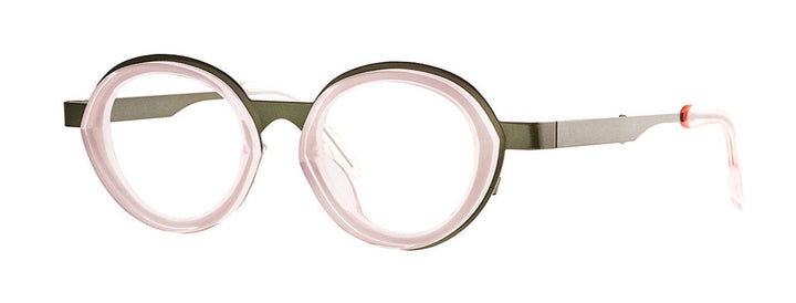 Theo Apple white and beige eyewear 