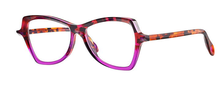 Theo Cat eye purple and turtoise frame