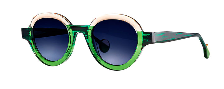 Theo Bold bicolor sround sunglasses