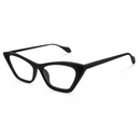 Black cat-eye glasses on a white background