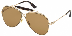 Aviator rose gold tom ford sunglasses