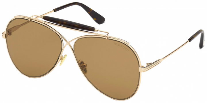 Aviator rose gold tom ford sunglasses