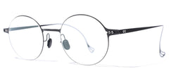 Undostrial Light black round glasses