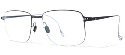 Undostrial geometric black glasses