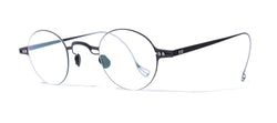 Undustrial small round black eyewear