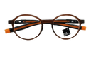 Magnetic Adjustable oval brown readers from our home brand Framed!