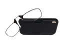 black ultra-light reading glasses from the home brand Framed! that can stick on the back of your cellphone