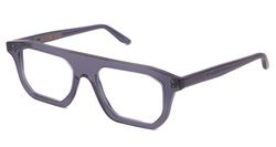 Smorfia - Rectangle, aviator , oversized eyewear - gray color