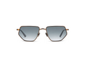 Sunglasses with a bronze frame and gradient lenses 